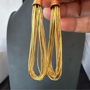 Chic Gold Loop Earrings